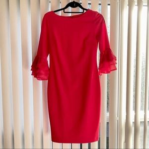 Calvin Klein dress with bell sleeves
